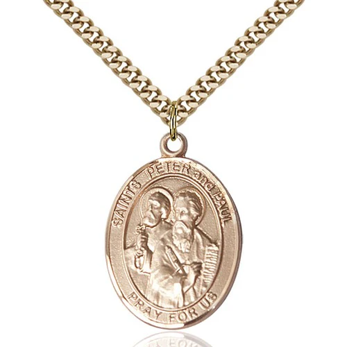 14kt Gold Filled St. Peter / St. Paul  Pendant