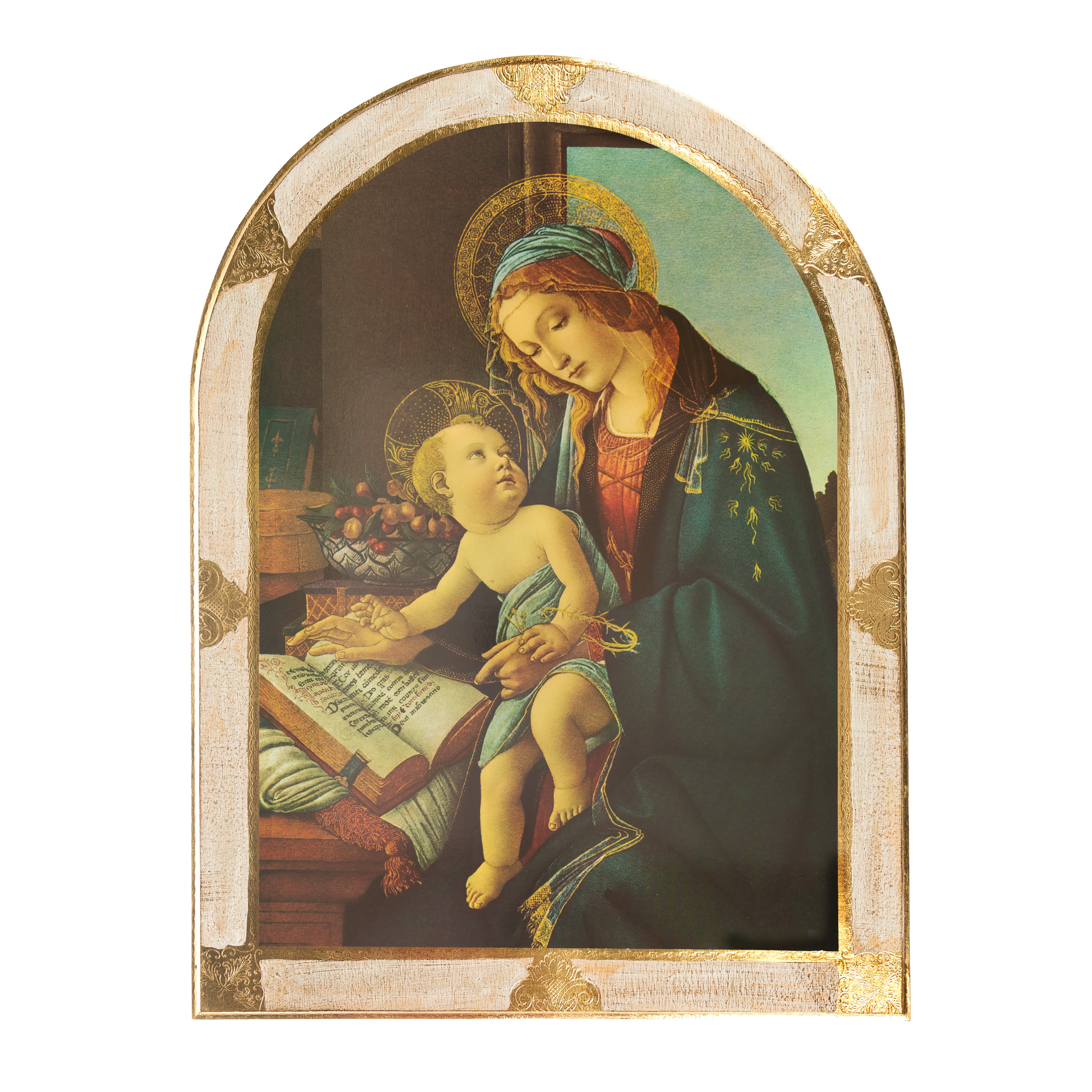 Arched Madonna of the Library Florentine Plaque - Image 4