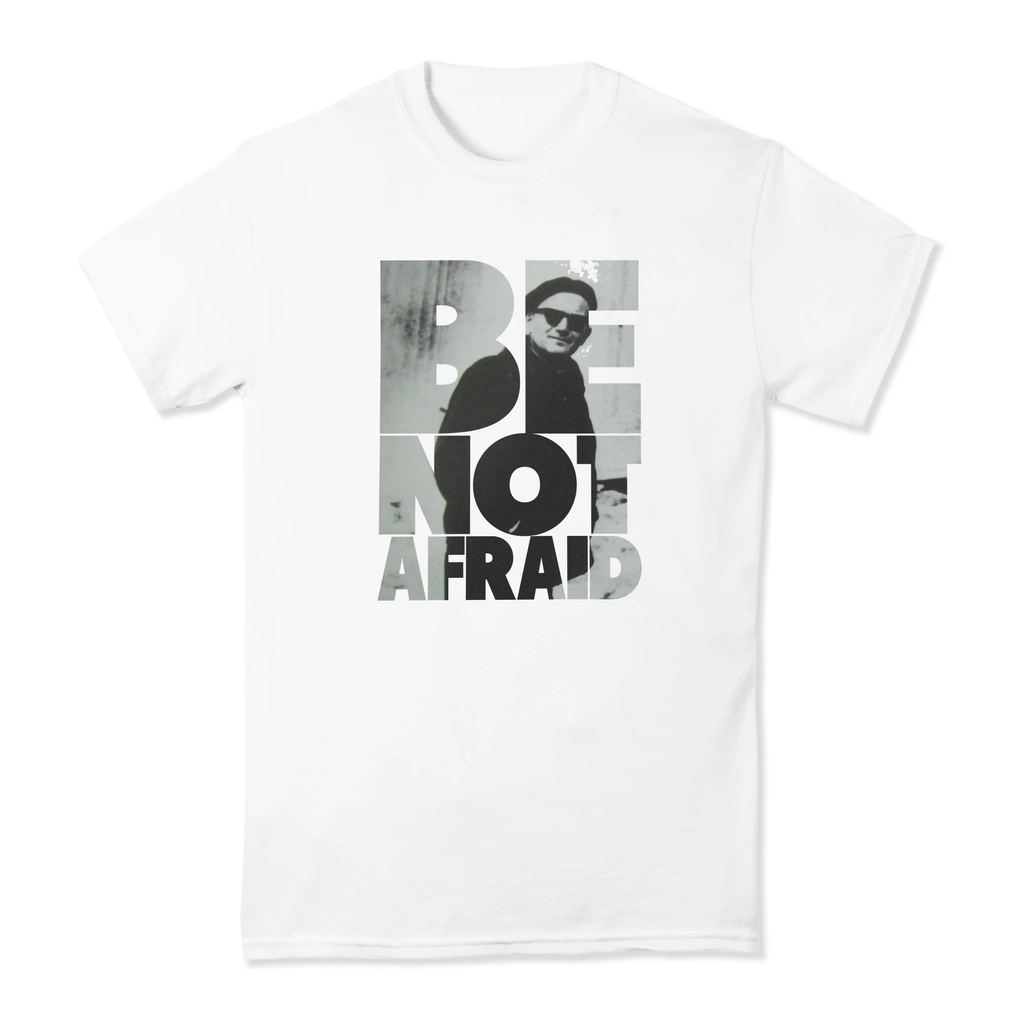 Be Not Afraid White Short Sleeve T-Shirt - Image 6