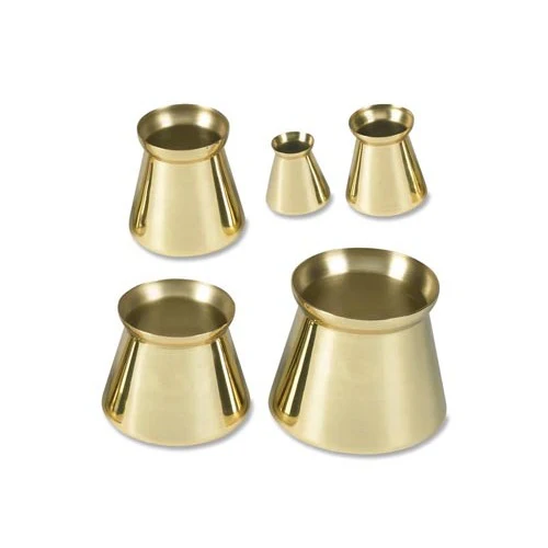 Brass Candle Followers Set - Image 3