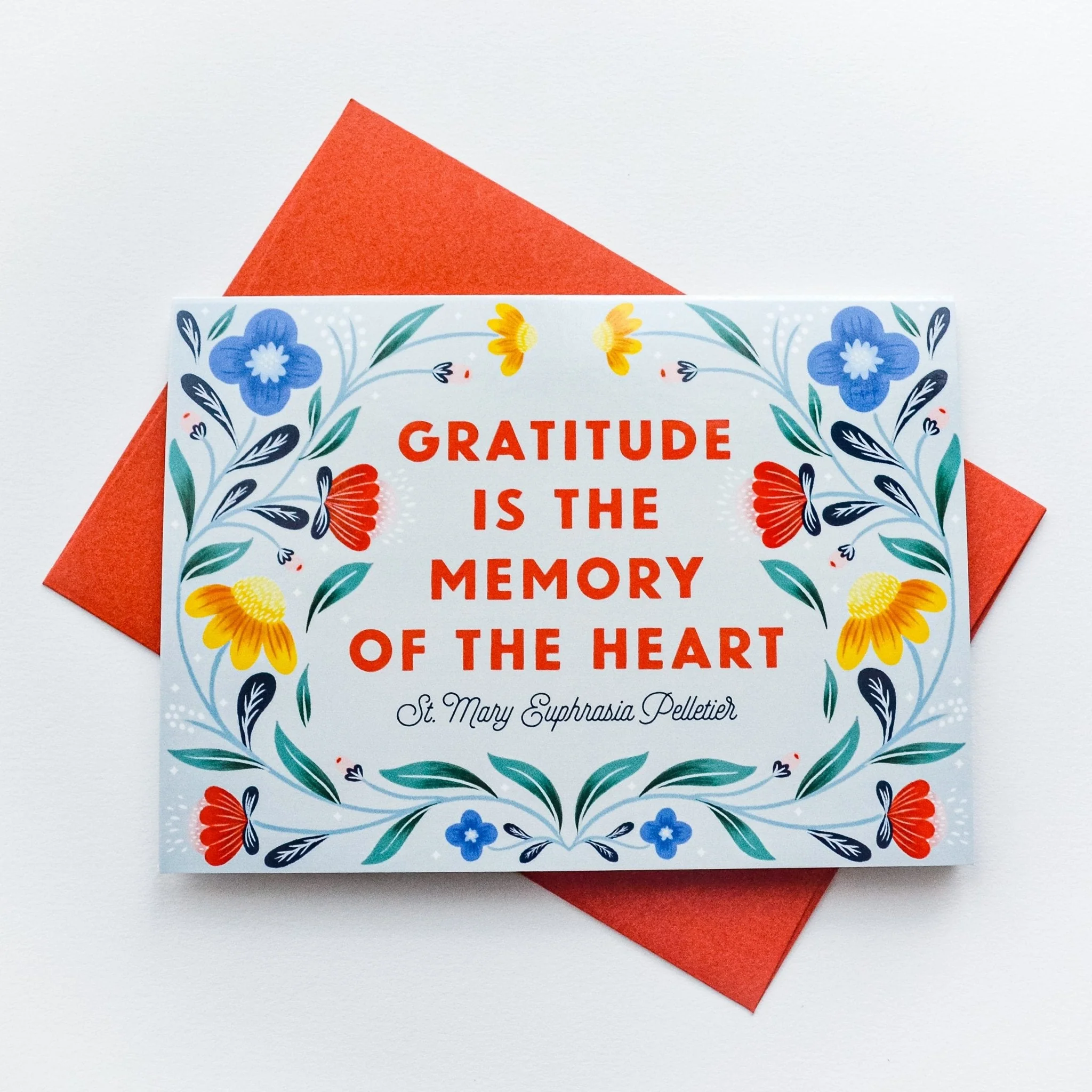 Catholic Floral Thank You Card - Image 11