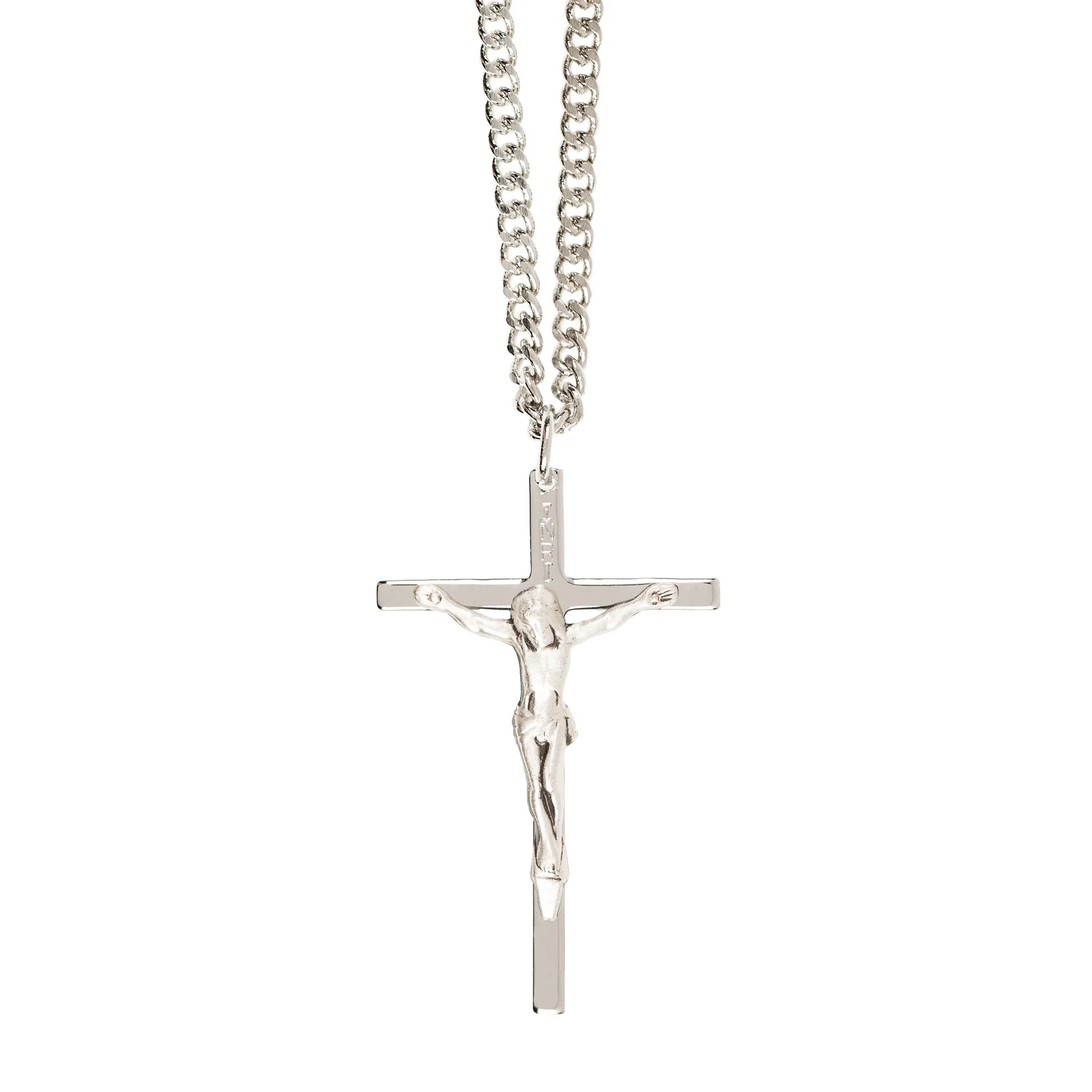 Crucifix - Sterling Silver on 24 inch chain - Image 2