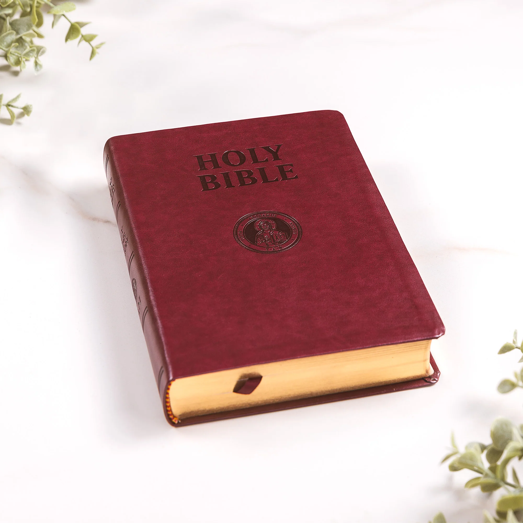 Douay Rheims Bible - Burgundy Cover - Image 2