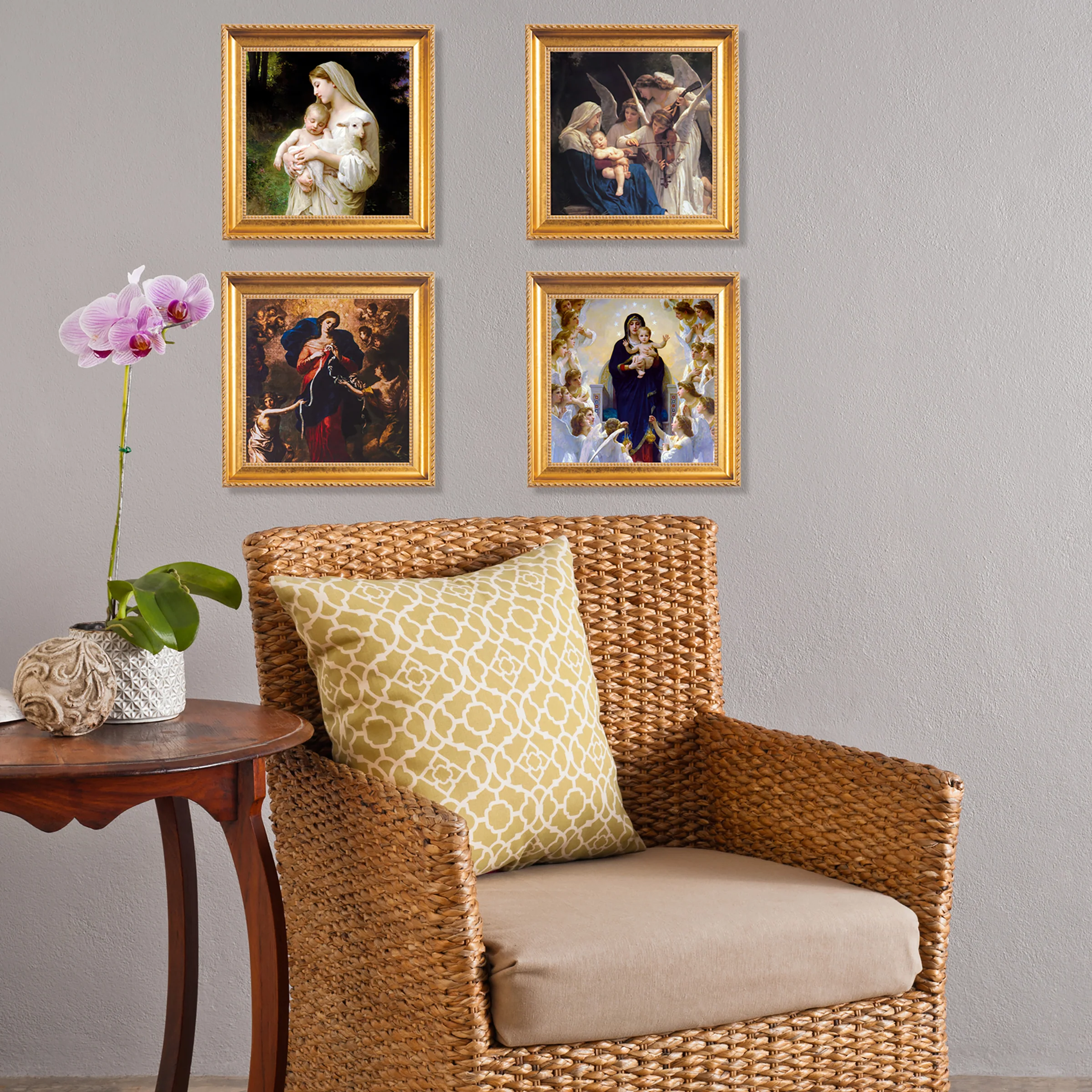 Dyce's Virgin & Child Framed Canvas - Sacred Mini Collection - Image 7