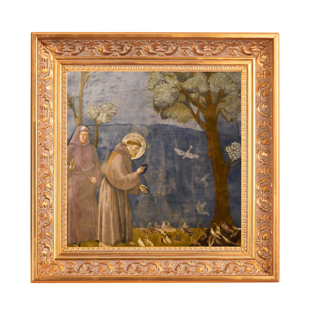 Giotto's Legend of St. Francis Framed Canvas - Sacred Mini Collection - Image 3
