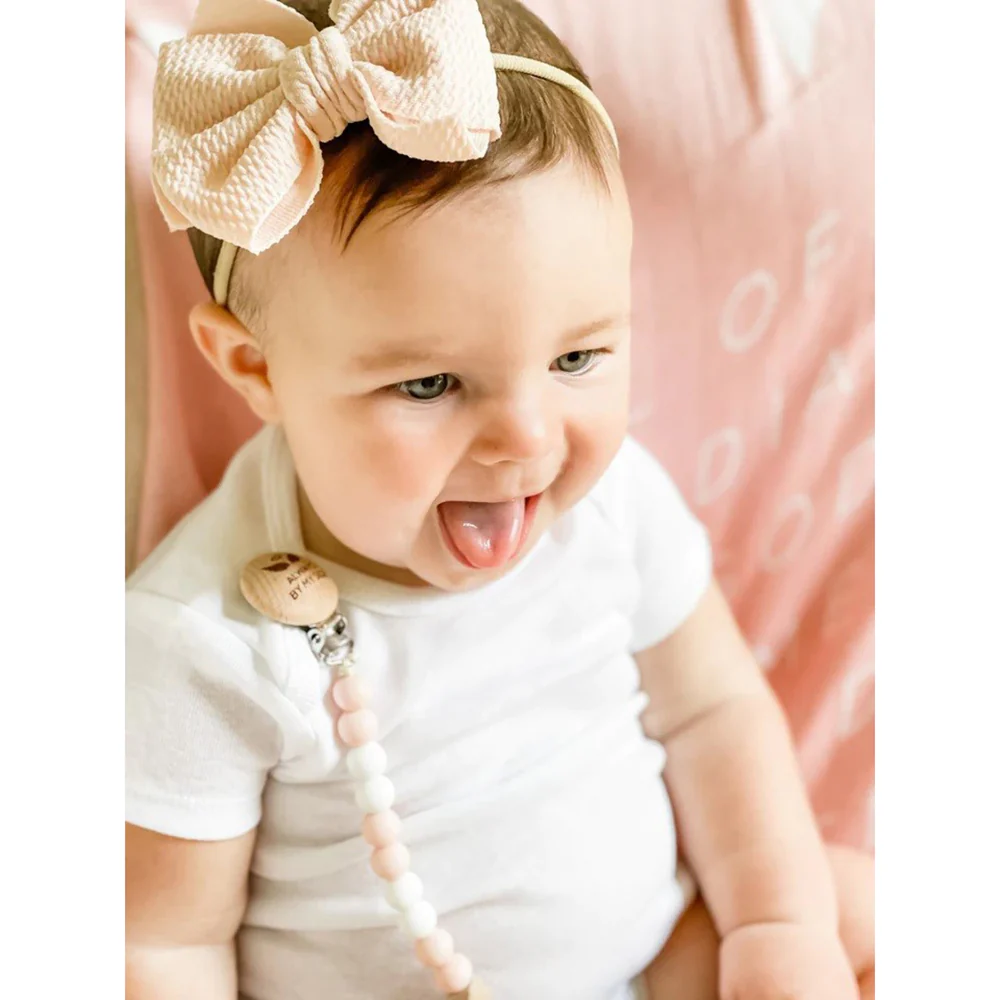 Guardian Angel Pacifier Clip  - Pink or Blue - Image 14