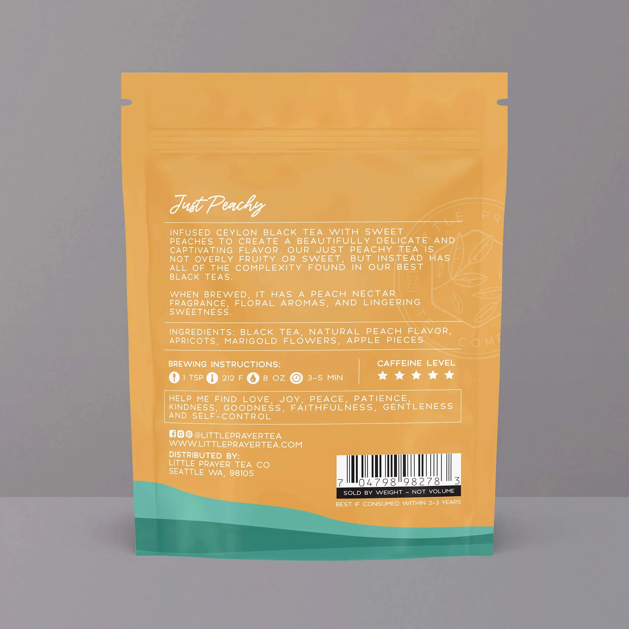 Hope is an Anchor Peach Black Tea - Bag or Box - Image 2