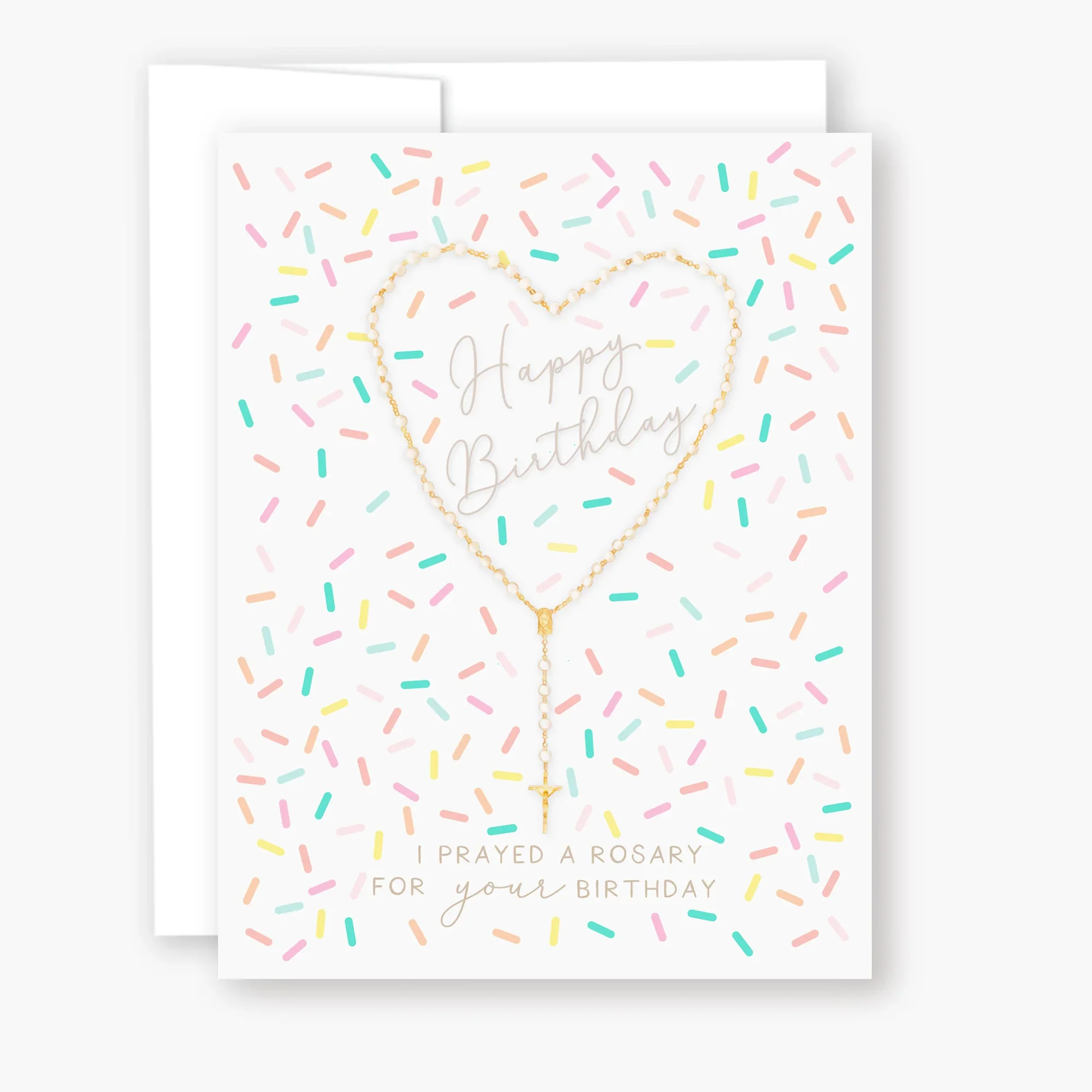 I Prayed a Rosary for Your Birthday Greeting Cards (Variety 4 Pack) - Image 4