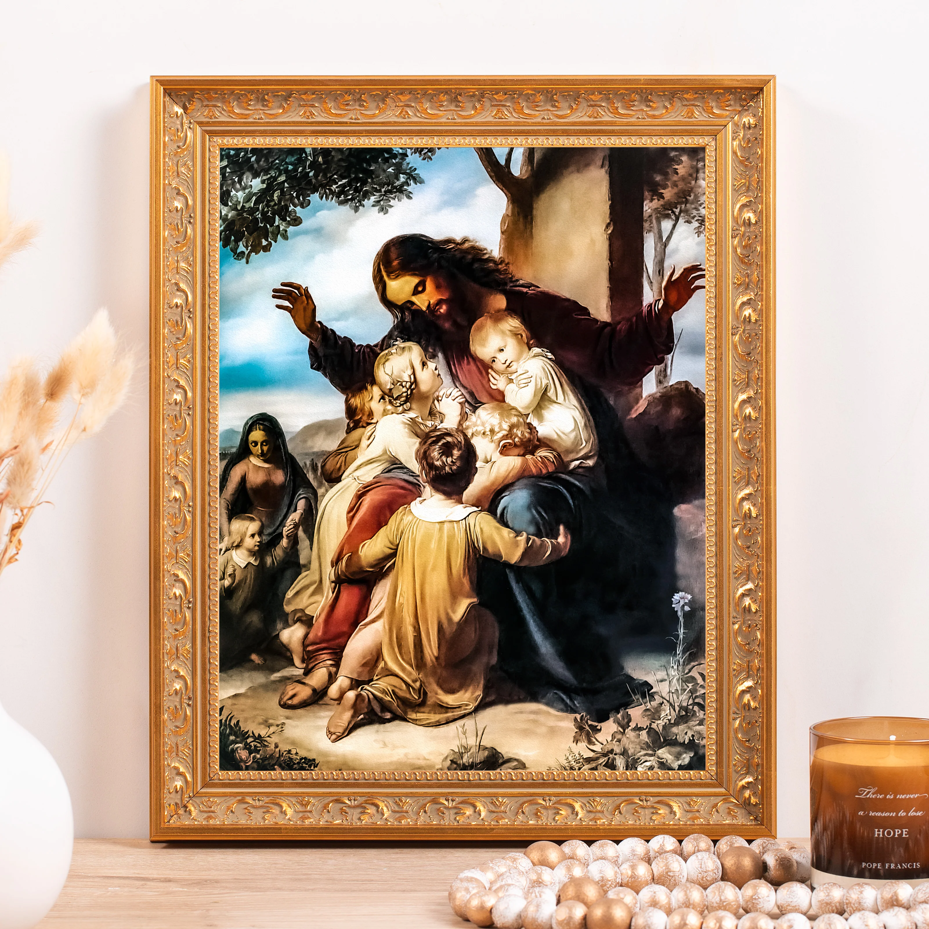 Let the Children Come Framed Canvas - Sacred Classics Collection