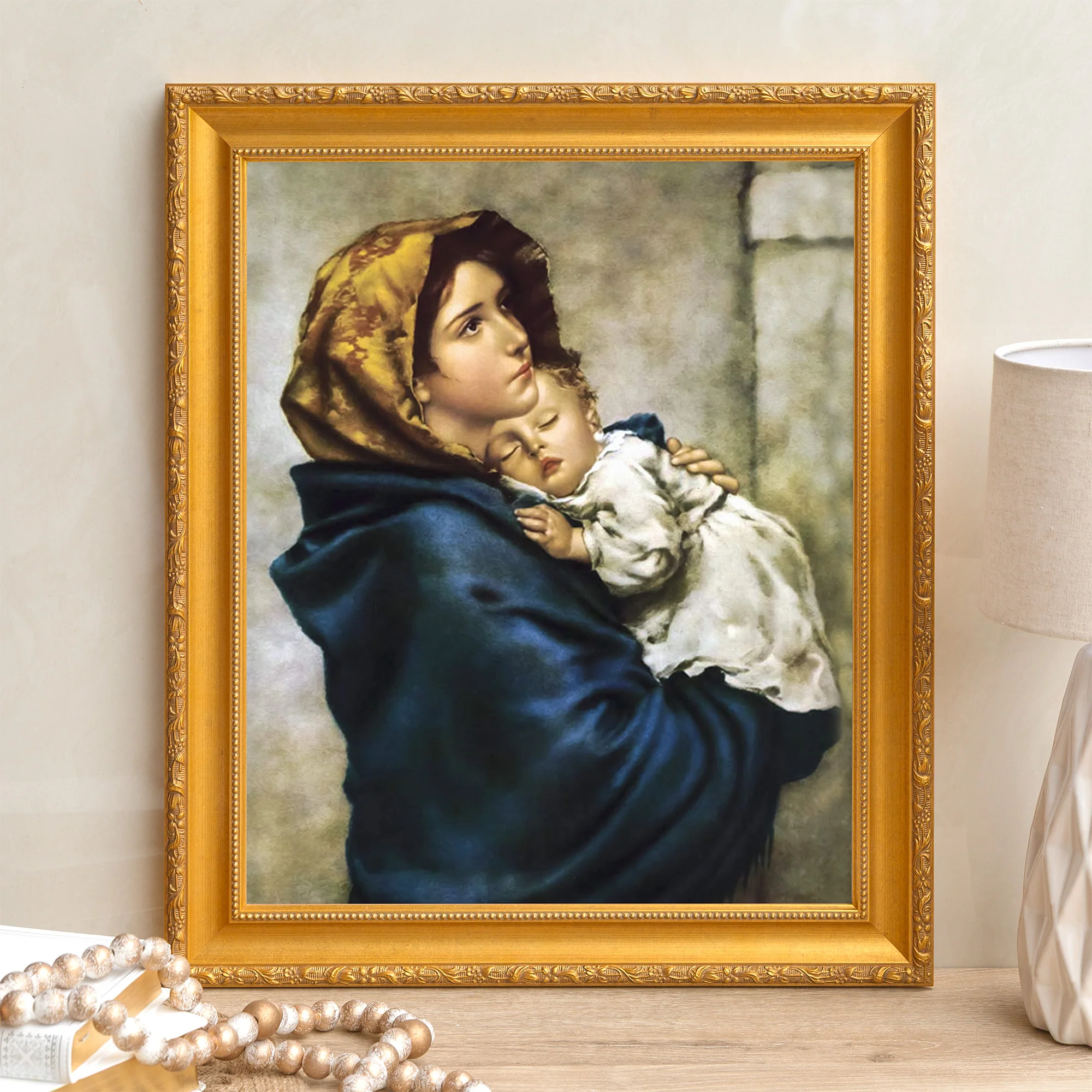 Madonna of the Streets Framed Canvas - Sacred Signature Collection