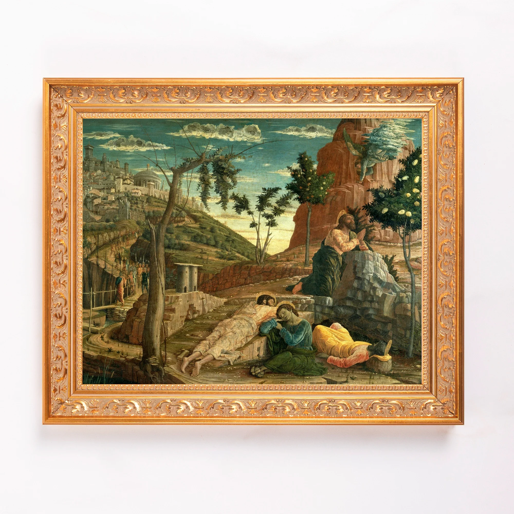 Mantegna's Agony in the Garden Framed Canvas - Sacred Classics Collection - Image 8