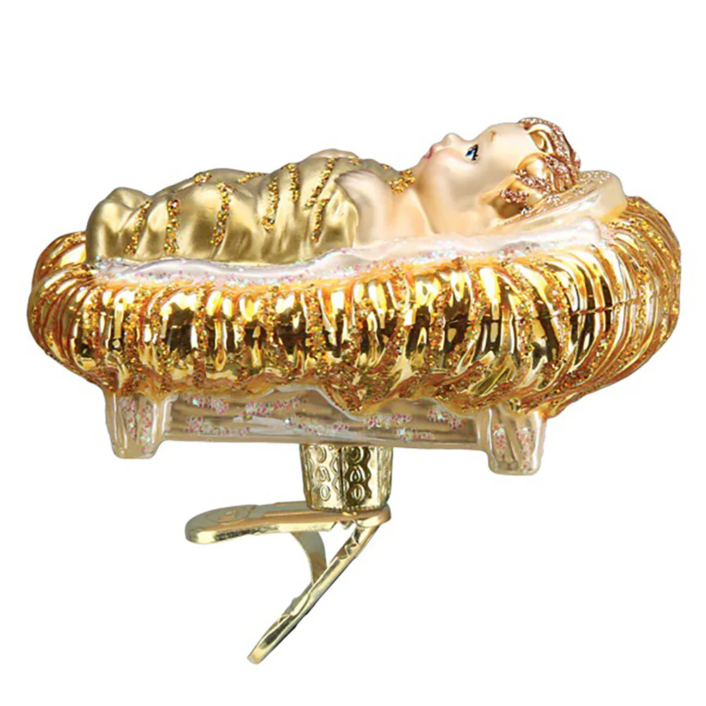 Old World Christmas Baby Jesus Ornament - Image 2