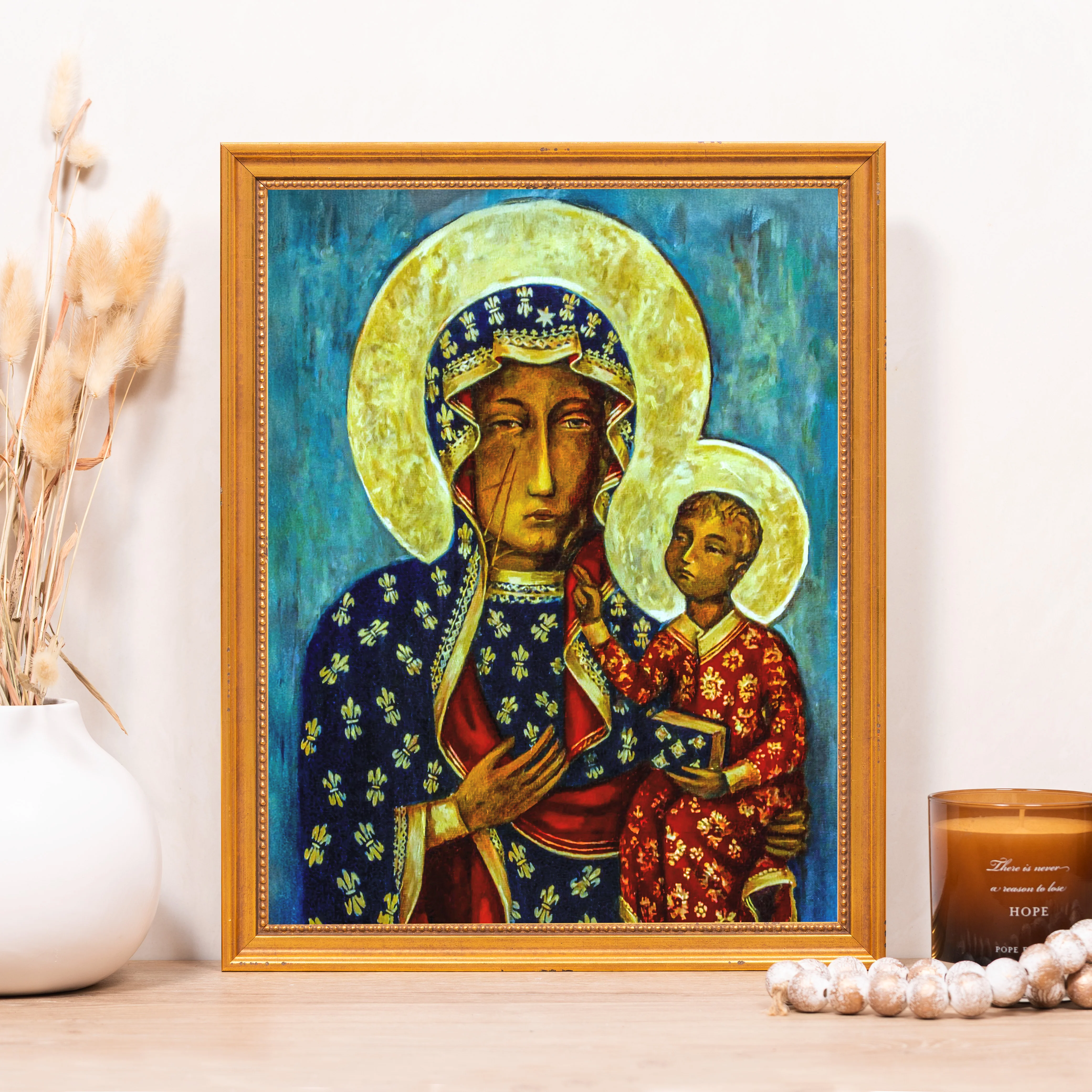 Our Lady of Czestochowa Framed Canvas - Sacred Classics Collection - Image 4