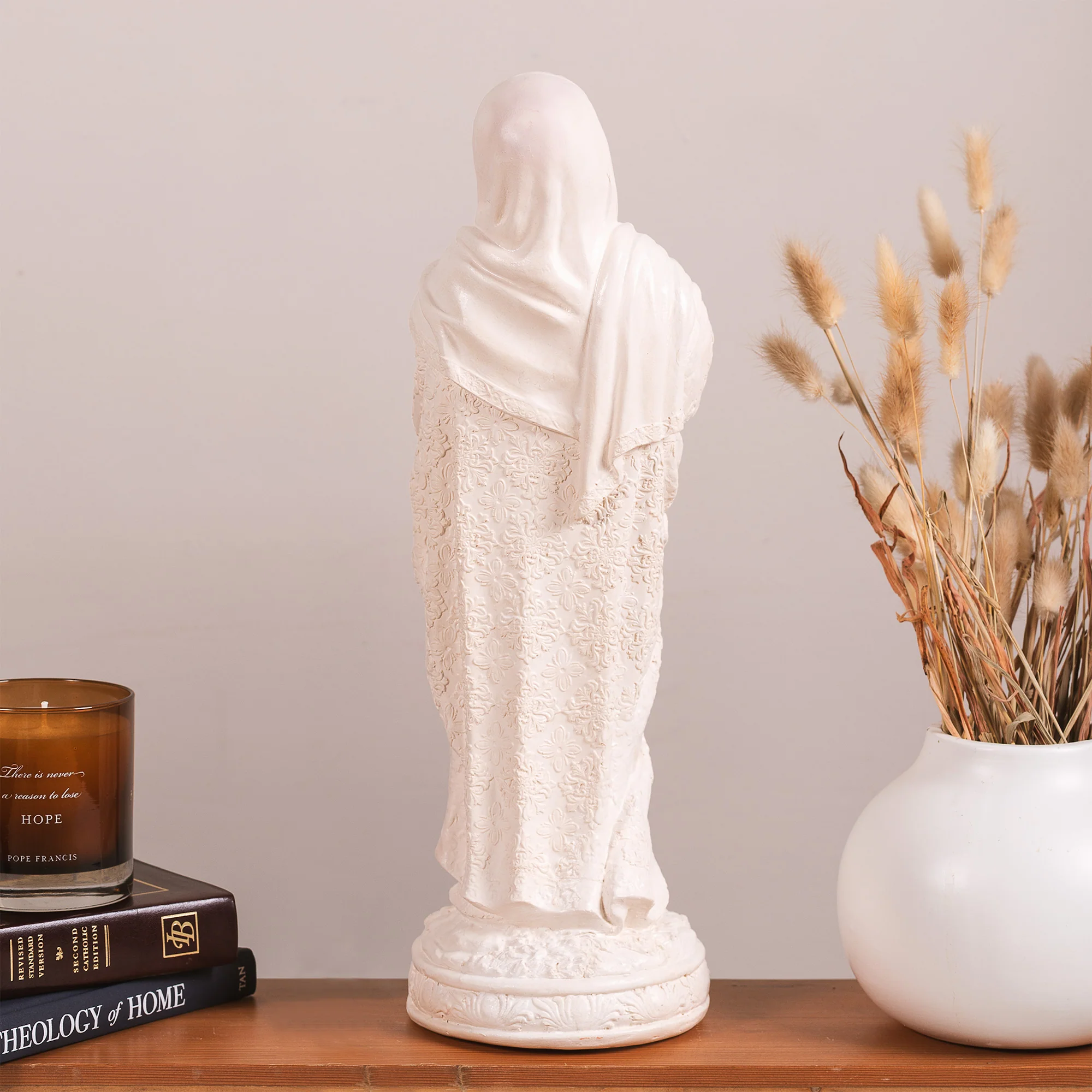 Our Lady of Sorrows Statue -  White or Hand Painted -16" - Image 4