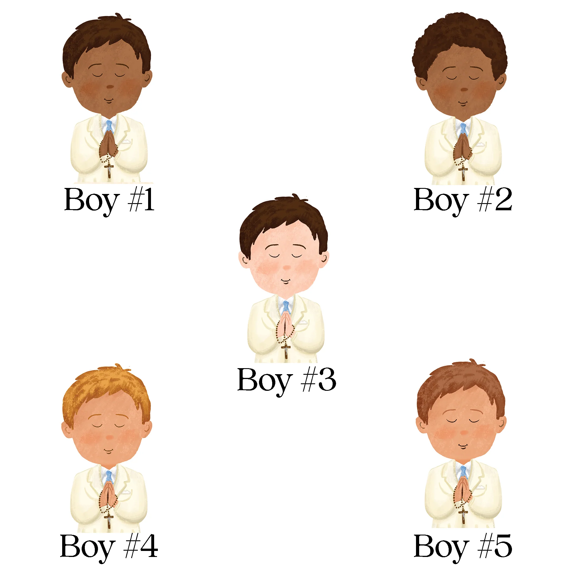 Personalized First Communion Flag For Boys - Image 6