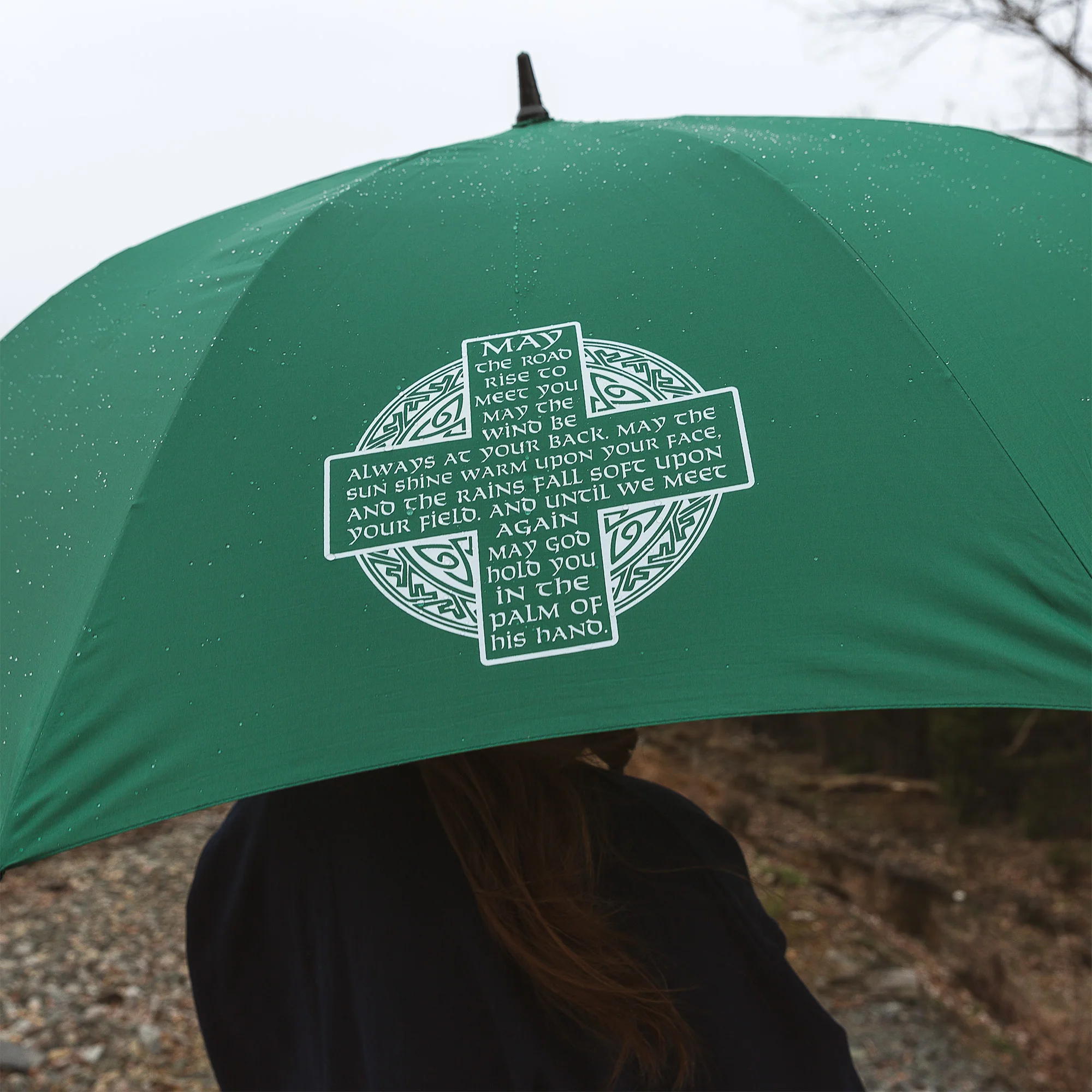 Personalized Irish Blessing Umbrella - Image 3