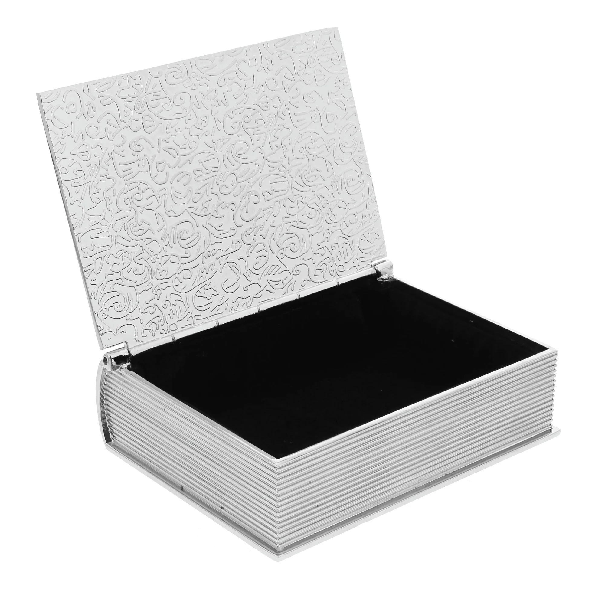 Personalized Silver Bible Confirmation Keepsake Box - 3.5" - Image 3