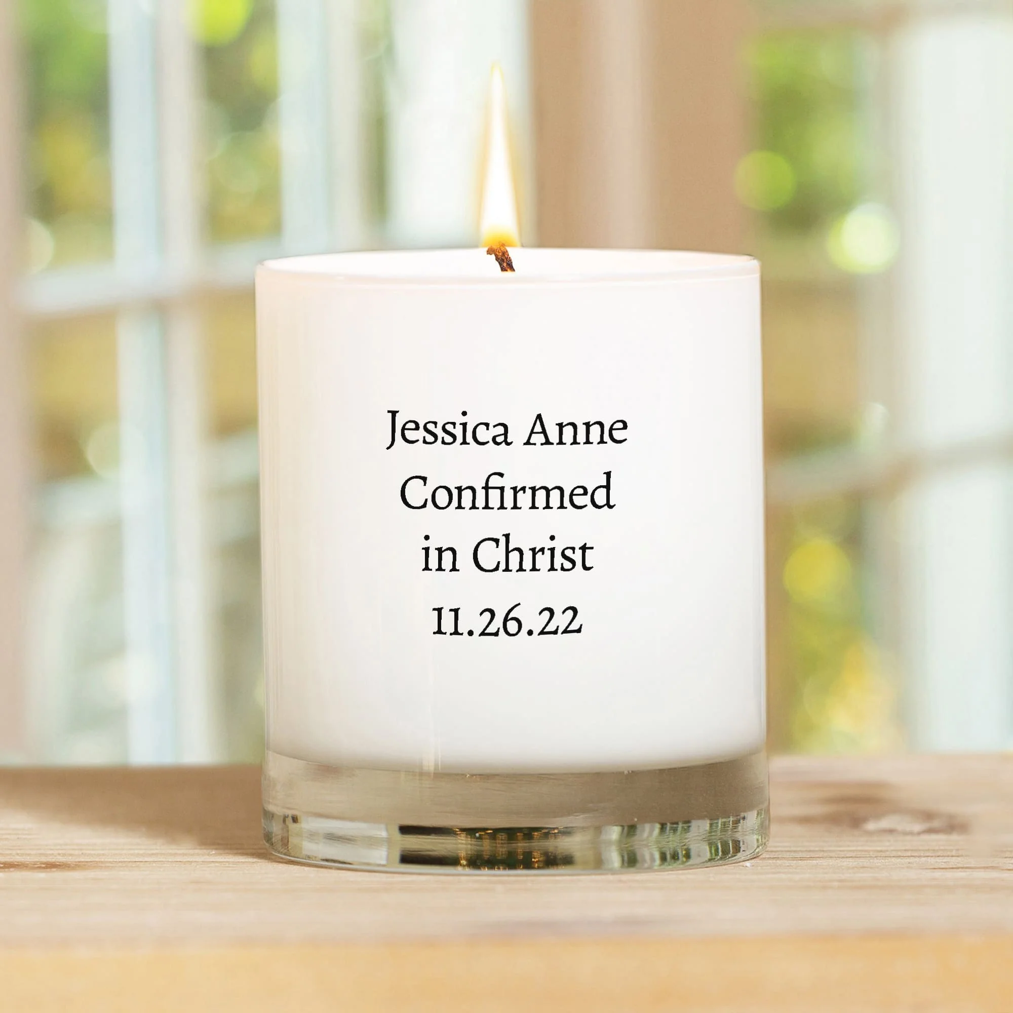 Personalized St. Agatha Confirmation Candle - Image 3
