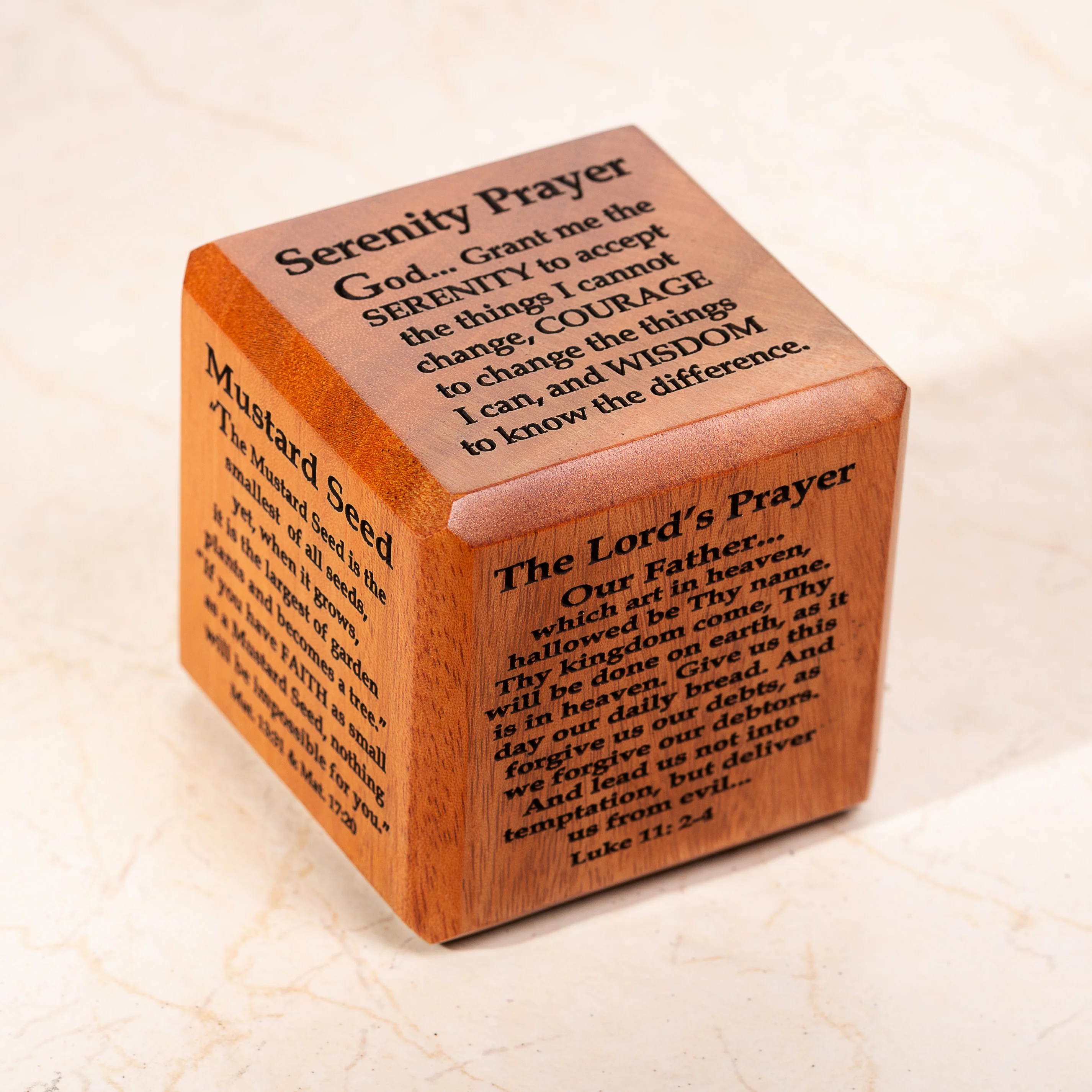 Popular Prayers Scripture Cube