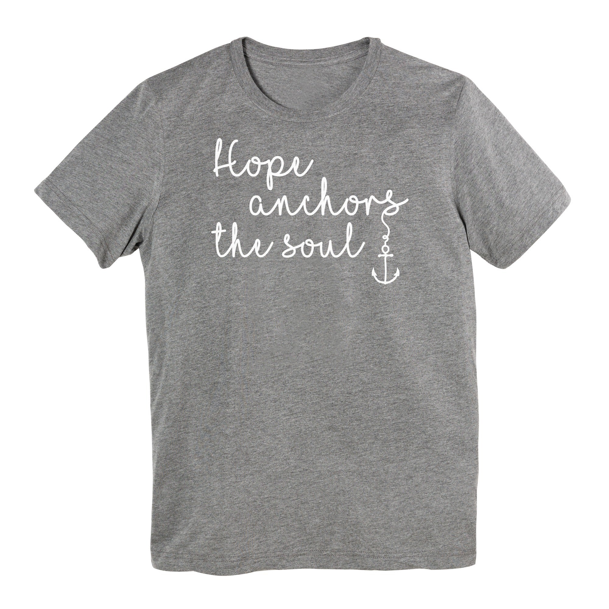PrayStrong Hope Anchors the Soul Short Sleeve T-Shirt - Image 8