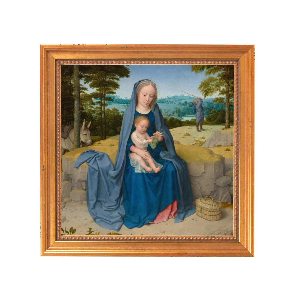 Rest on the Flight Into Egypt Framed Canvas - Sacred Mini Collection - Image 10