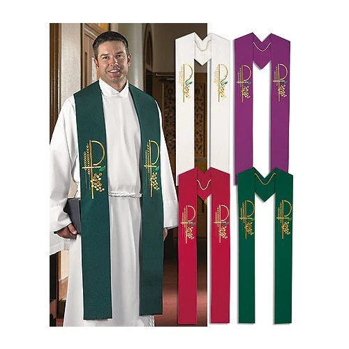 Seasonal Embroidered Clergy Stoles - Image 2