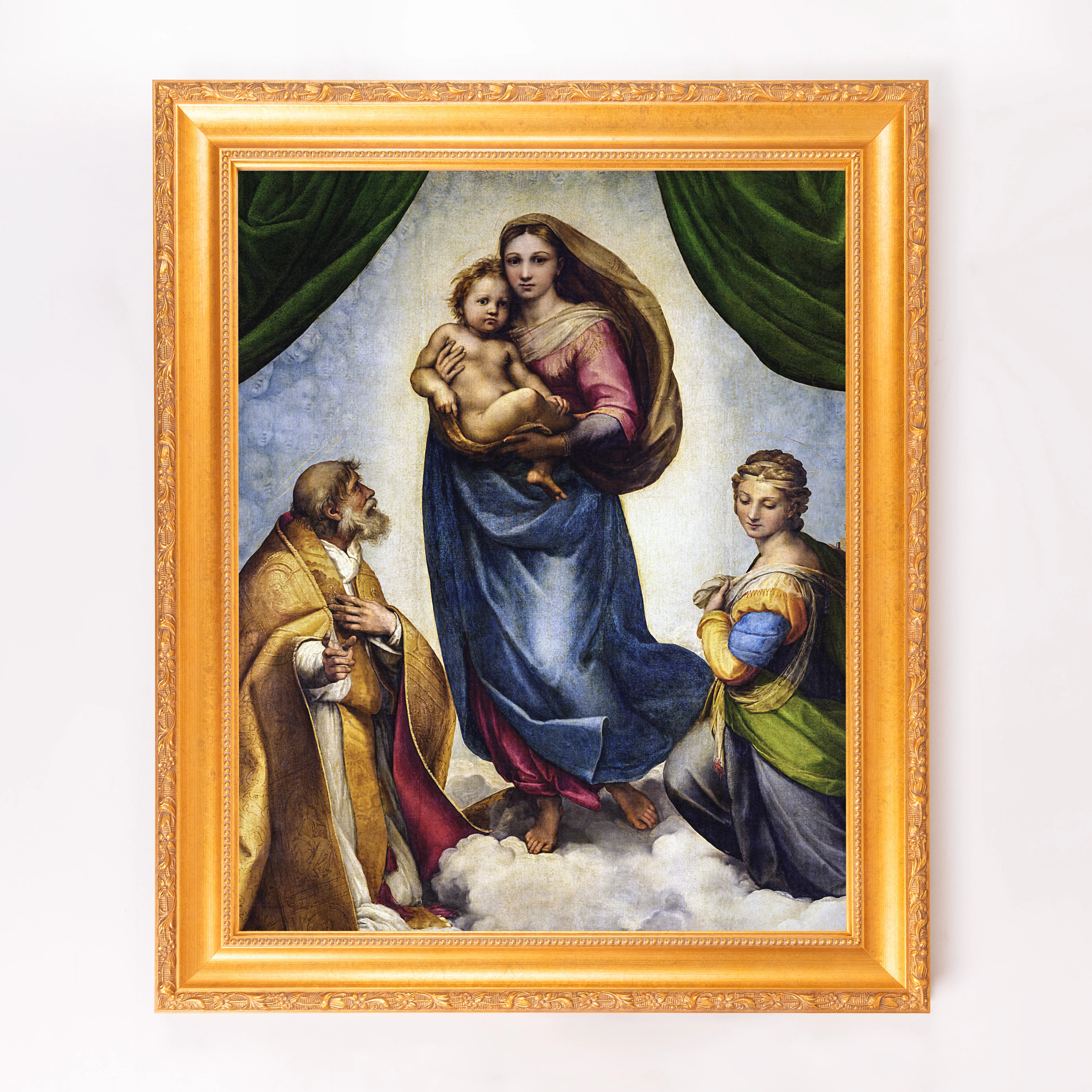 Sistine Madonna Framed Canvas - Sacred Signature Collection - Image 7