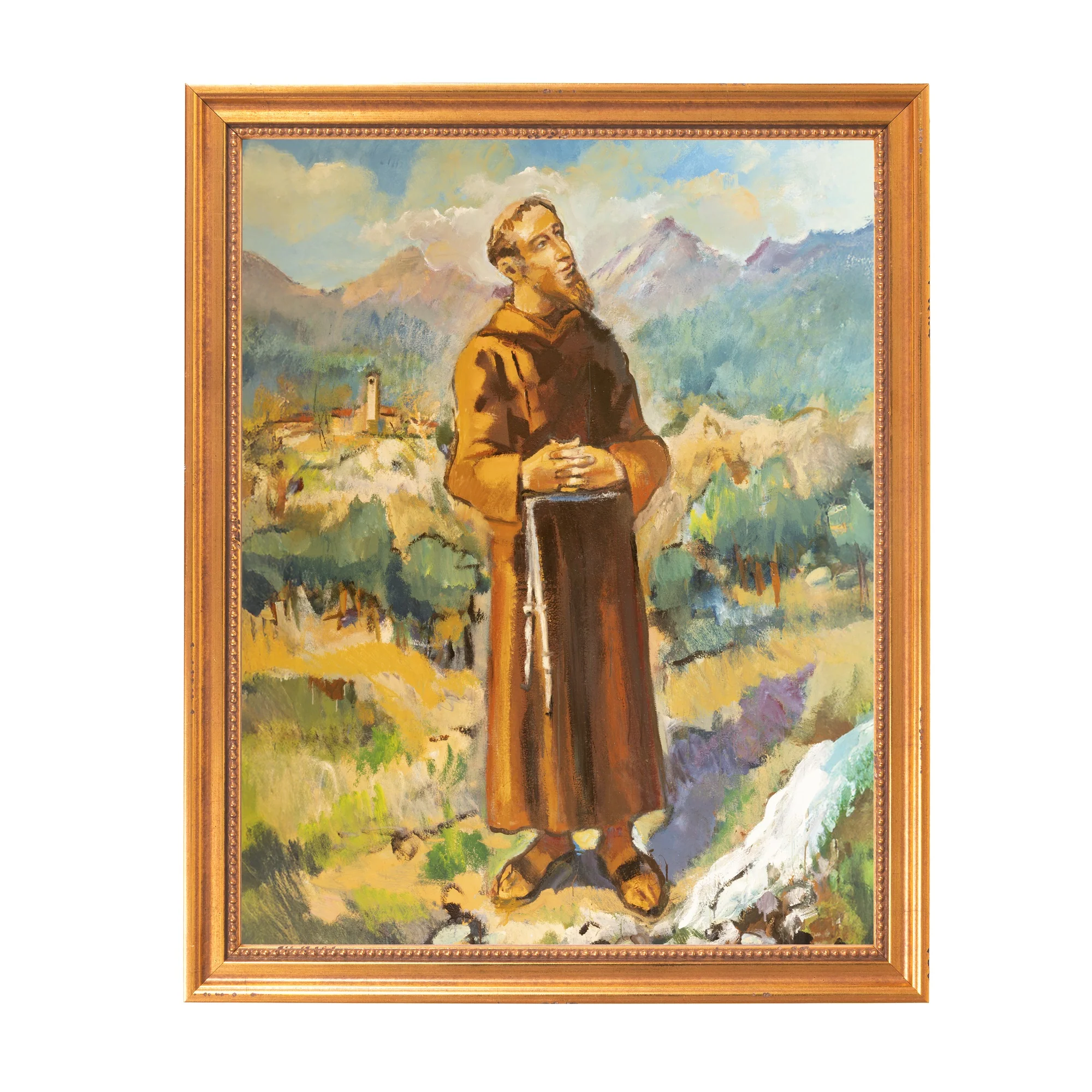 St. Francis Watercolor Framed Canvas - Sacred Classics Collection - Image 6