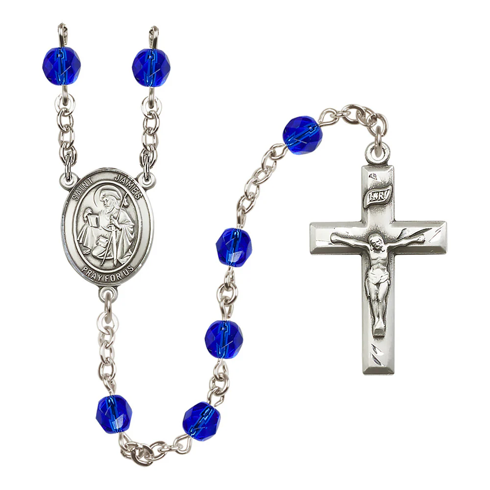 St. James the Greater Crystal Birthstone Rosary - Multiple Birthstones - Image 12