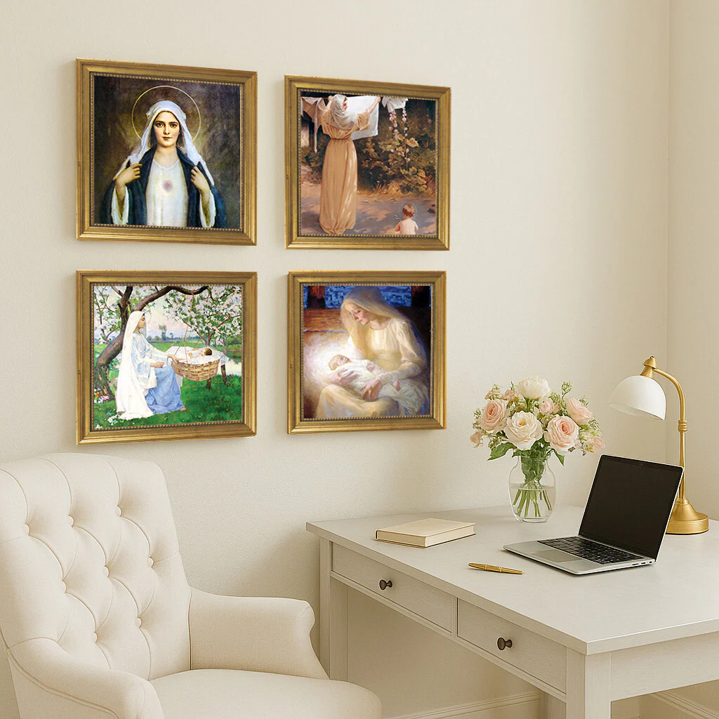 St. Peter as Pope Framed Canvas - Sacred Mini Collection - Image 7