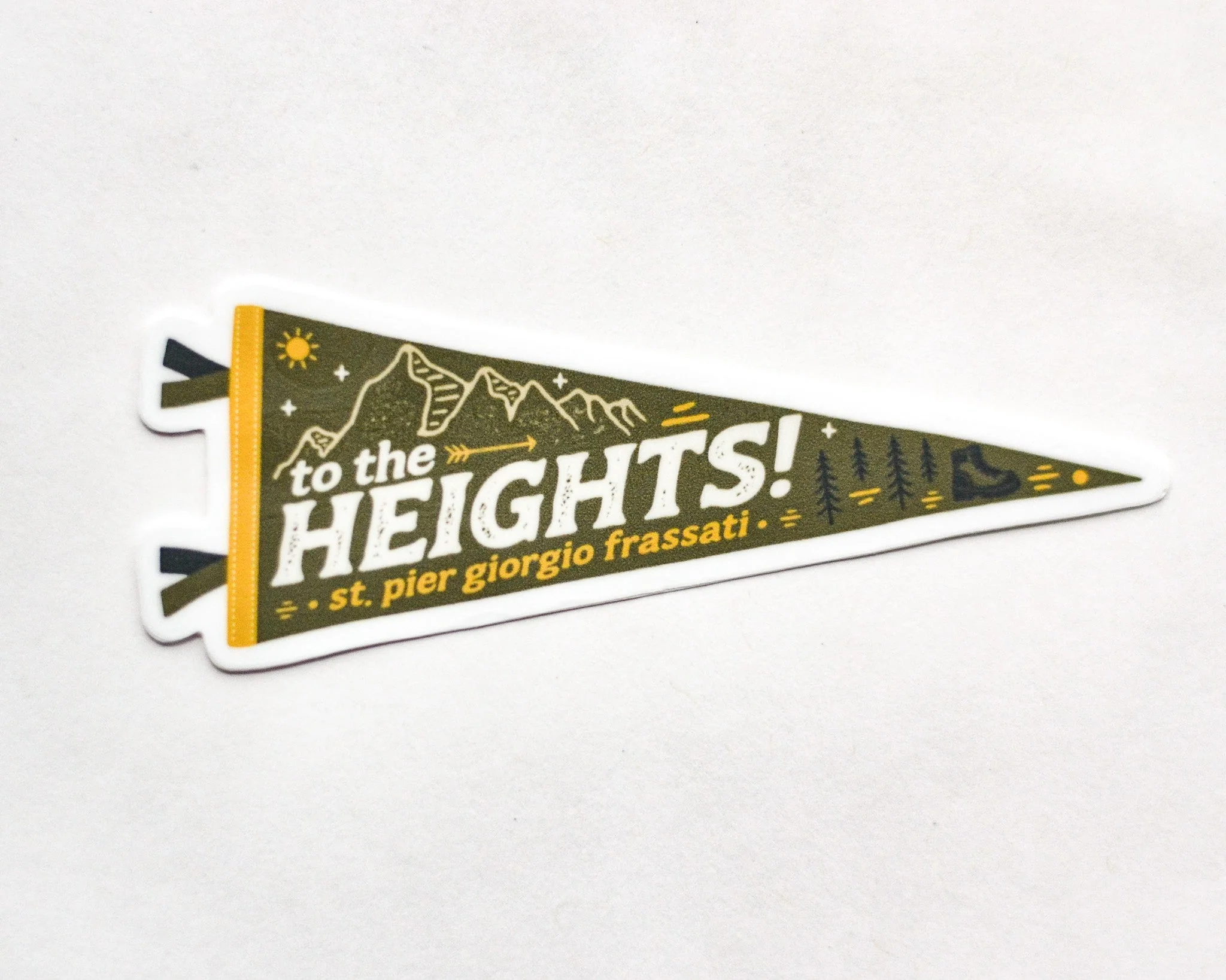 St. Pier Giorgio Frassati Vinyl Sticker - Image 2