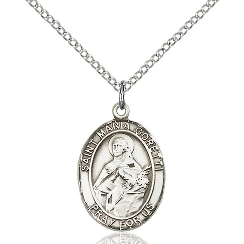 Sterling Silver St. Maria Goretti Pendant - 2509344