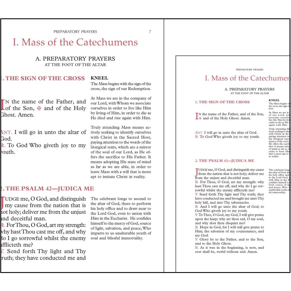 Sunday Missal Booklet - Large Type (Latin Mass) - Image 2