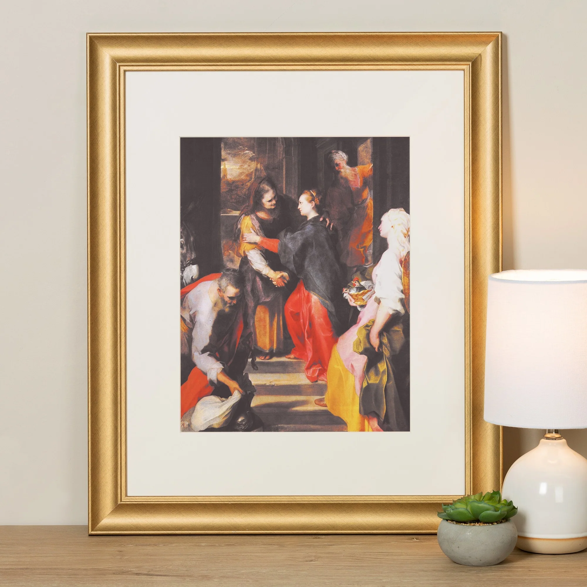 The Visitation Framed Print - Image 3