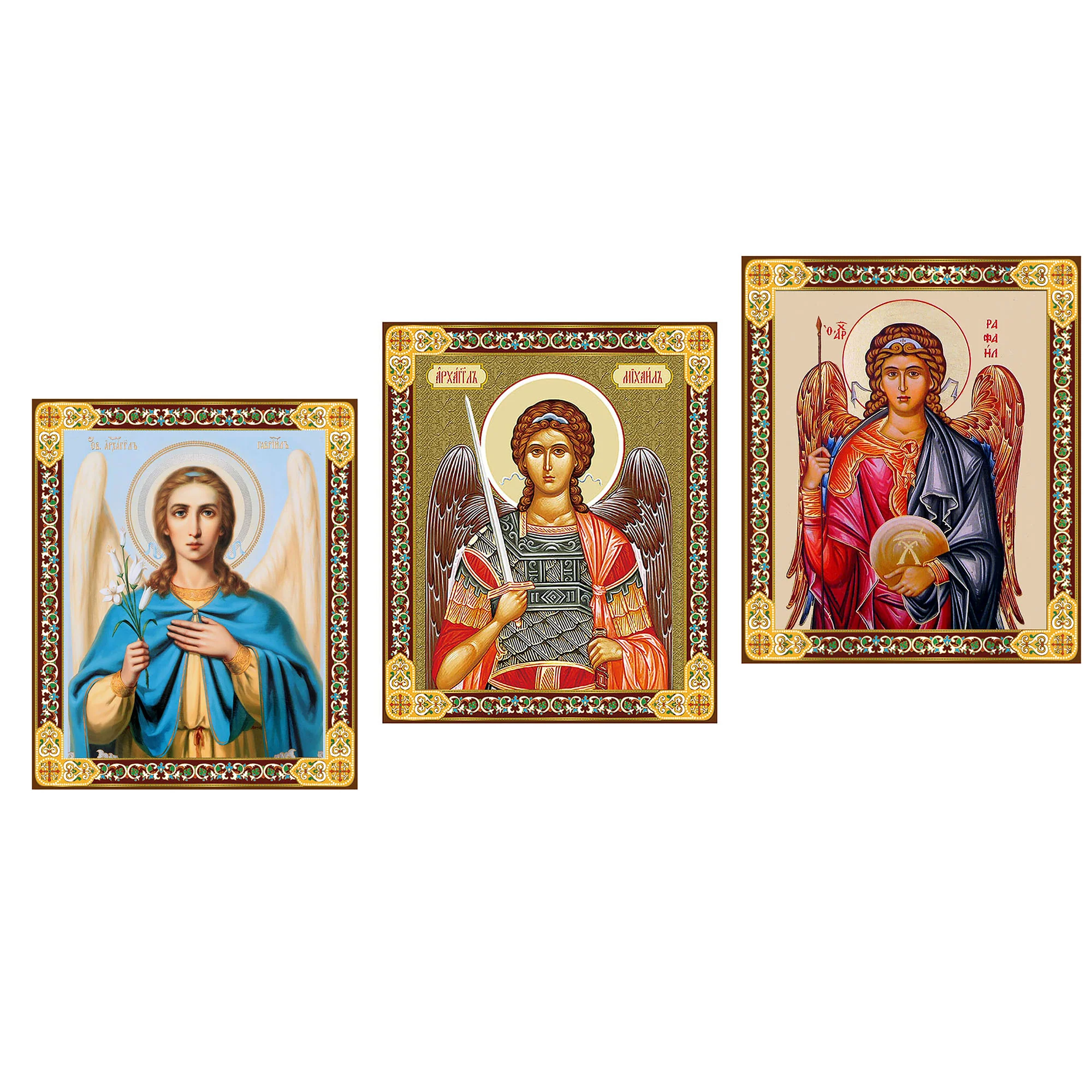 Traditional Archangel Icons - Set of 3 - Image 6