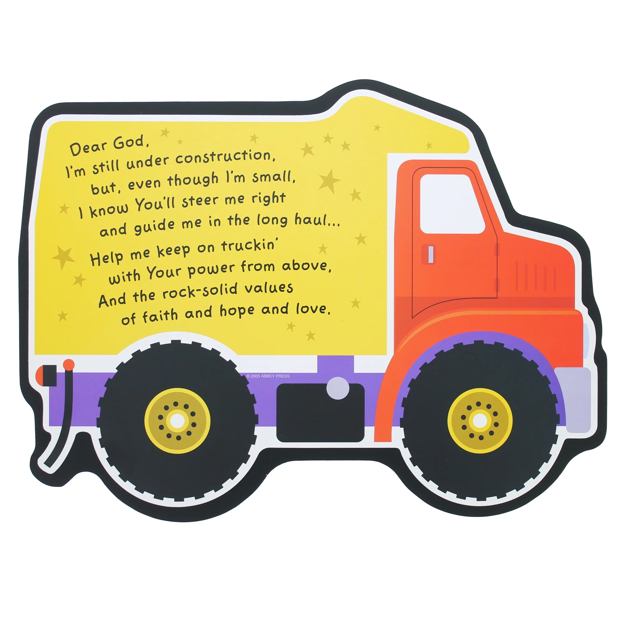Under Construction Truck Plaque - Image 2